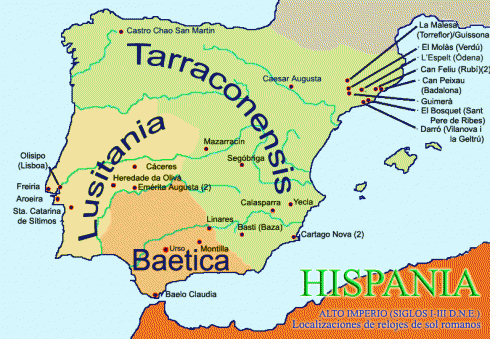 División de Hispania con Augusto