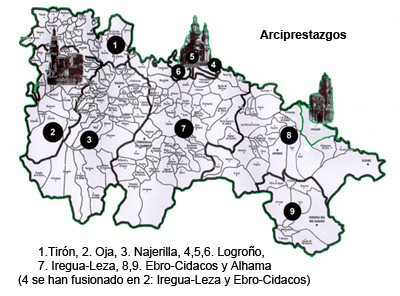 Arciprestazgos de la diócesis de Calahorra y la Calzada-Logroño