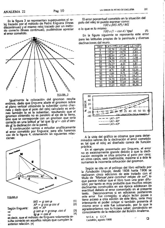 CORRIGENDUM AL ADDENDUM por Manuel Guía Arnal y Enrique Casado Polo - 1998 Arphe-Analema22_P02
