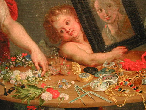 La vista y el Olfato (detalle derecho)