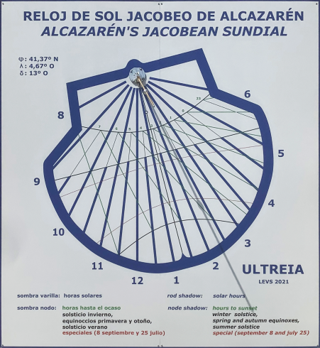 ES_CYL_VALL Alcazarén-004-03 reloj de sol del Camino de Santiago